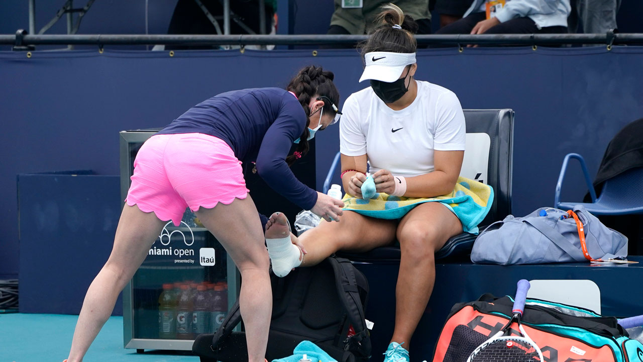 Canada S Bianca Andreescu To Miss Billie Jean Cup With Ankle Injury
