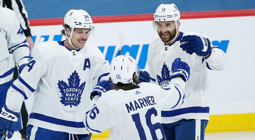 T the North. Leafs land a playoff posistion after a 4-1 win over the Habs