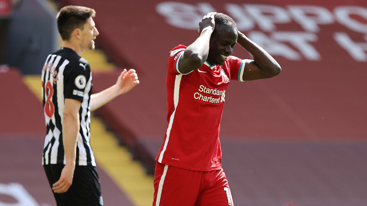 Liverpool concedes in stoppage time, attracts with Newcastle -  Newstime.world
