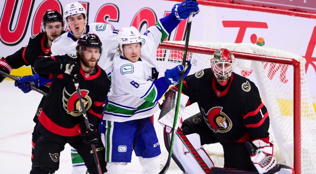 Brady Tkachuk records Gordie Howe hat trick as Senators down Canucks - Vimarsana News