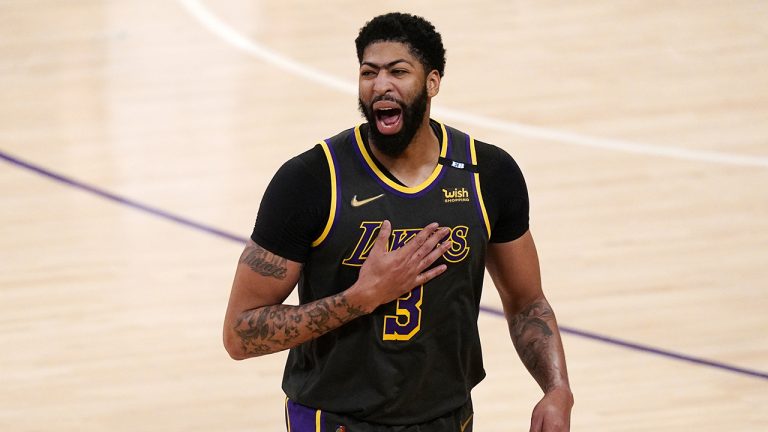 Los Angeles Lakers forward Anthony Davis. (Mark J. Terrill/AP)