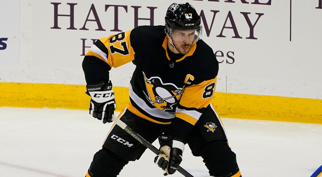 Pittsburgh Penguins Sidney Crosby skates against the Buffalo