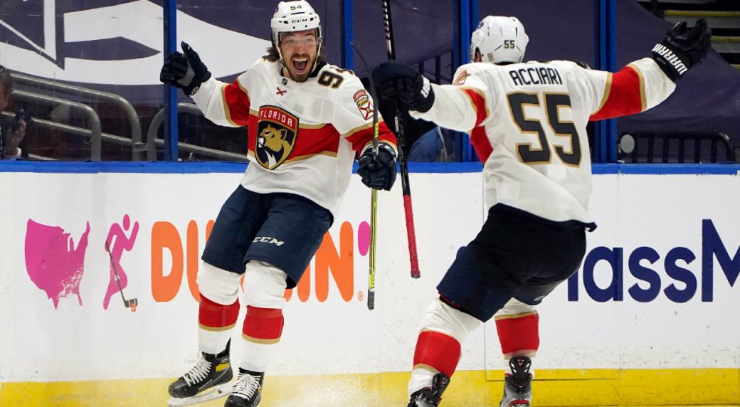 Panthers avoid a 3-0 series deficit with a gritty comeback win over Tampa