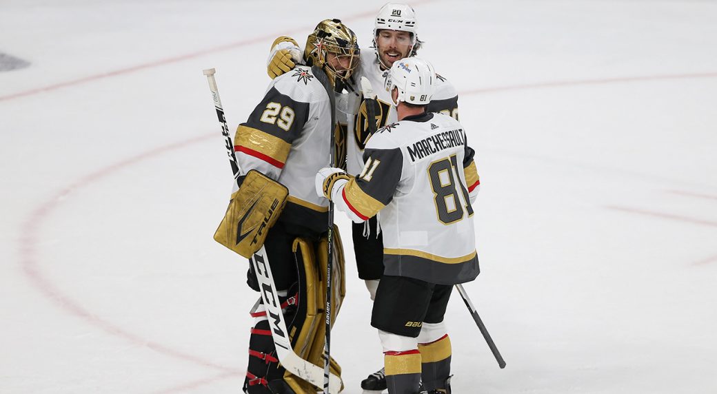 Golden Knights surge past Wild in Game 3 to take 2