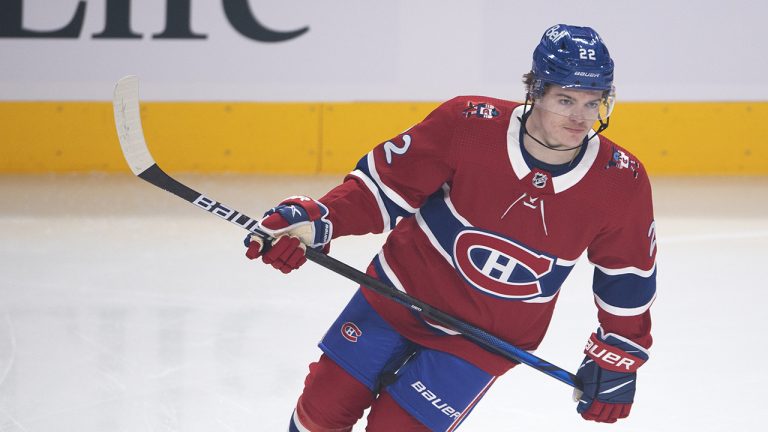 Montreal Canadiens forward Cole Caufield. (Ryan Remiorz/CP)