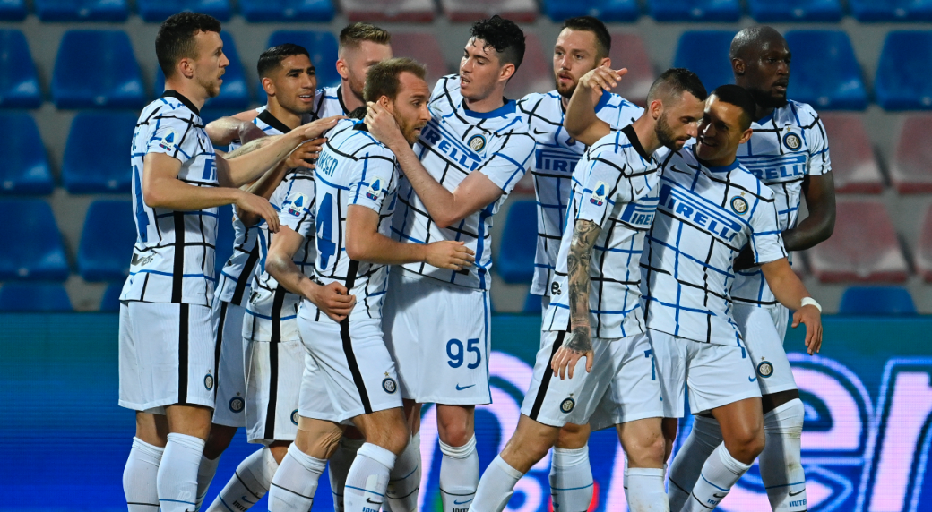 Sampdoria fans set off fireworks in huge celebrations after