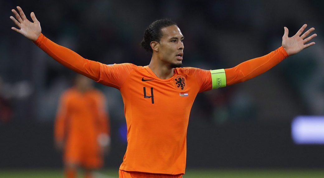 Netherlands defender Virgil van Dijk ruled out of Euro 2020