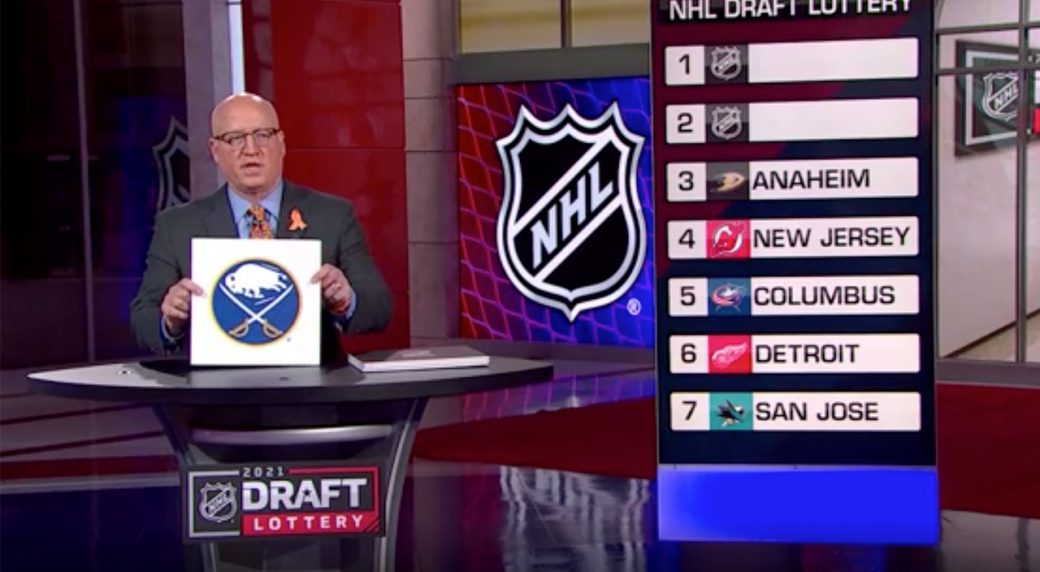 Buffalo Sabres win No. 1 pick at 2021 NHL Draft Lo