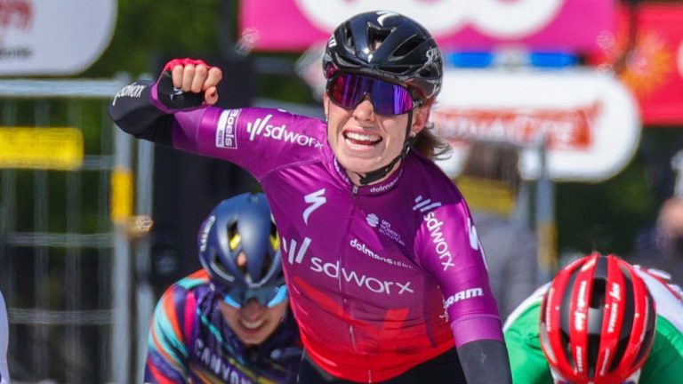 Netherland's Demi Vollering. (Olivier Matthys/AP) 