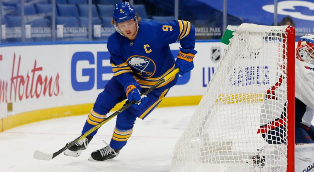 Sabres' Jack Eichel out for rest of season with herniated disc in neck