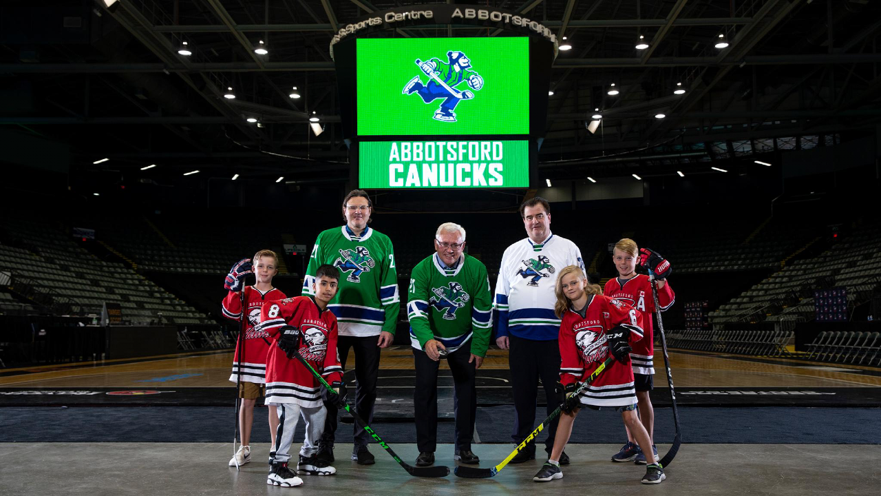 Abbotsford Canucks (VAN's new AHL affiliate) reveal awesome new