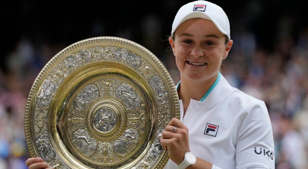 Ashleigh Barty defeats Karolina Pliskova to win first Wimbledon title