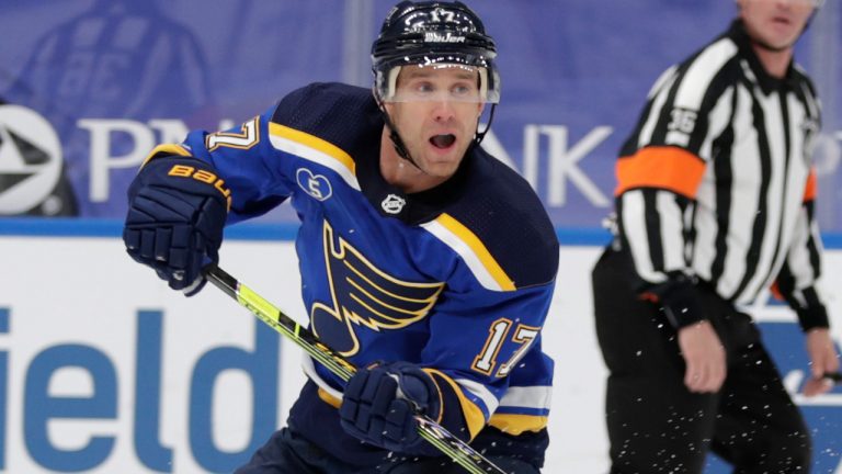 St. Louis Blues' Jaden Schwartz. (AP Photo/Tom Gannam)