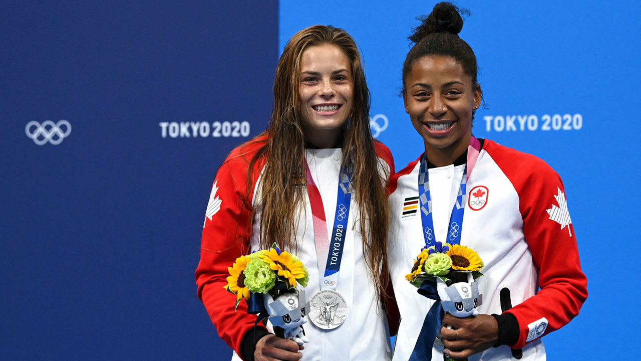 Canada's Abel and Citrini-Beaulieu win silver in synchronized diving ...