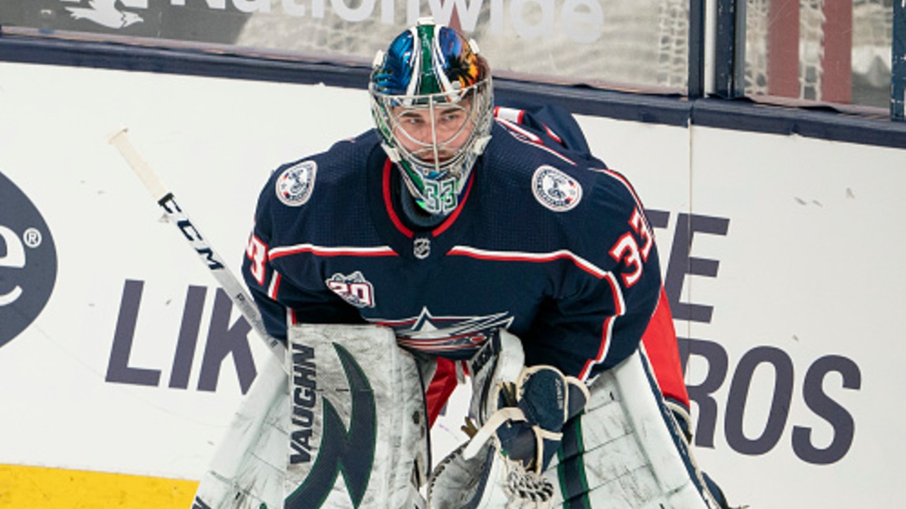 goaltender Cam Johnson 