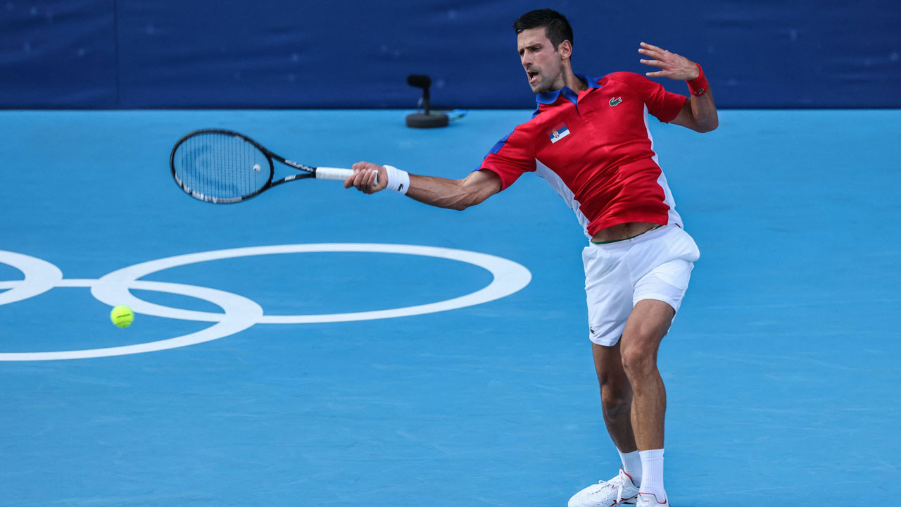 Novak Djokovic beats Hugo Dellien in opening match at Tokyo Olympics