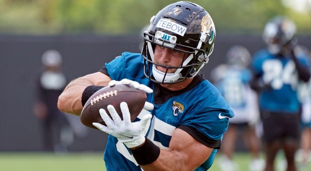 Jaguars release Tim Tebow tight-end attempt