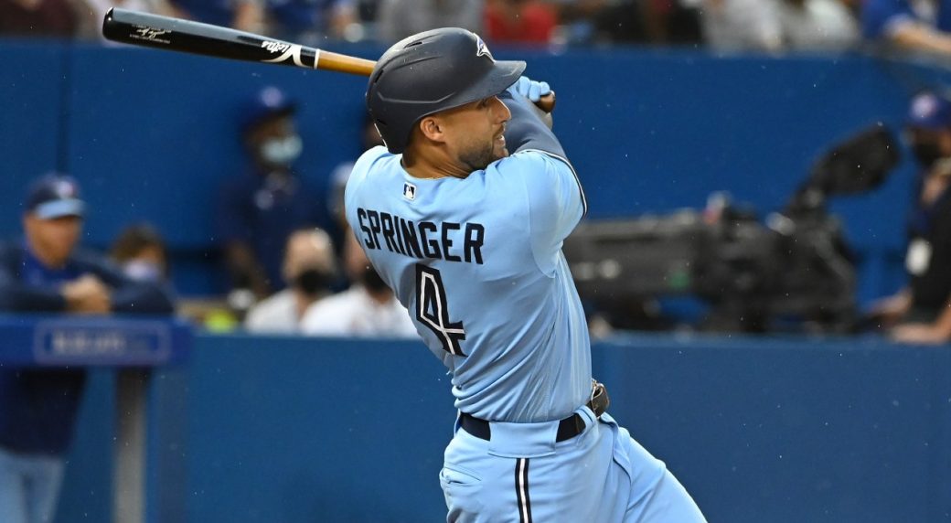 Toronto Blue Jays' George Springer Moves Up the Baseball History