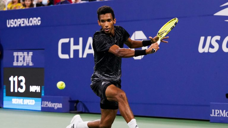 Felix Auger-Aliassime, of Canada. (Frank Franklin II/AP) 