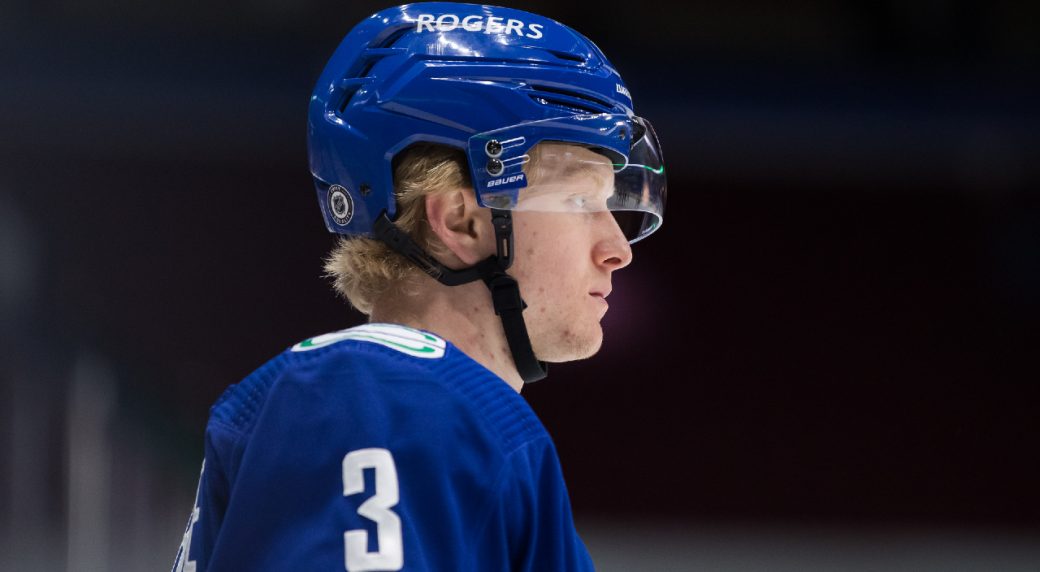At Canucks' training camp, Rathbone emerging as an important figure