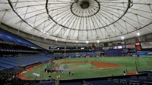 Tropicana Field, home to the Tampa Bay Rays. (Chris O'Meara/AP)