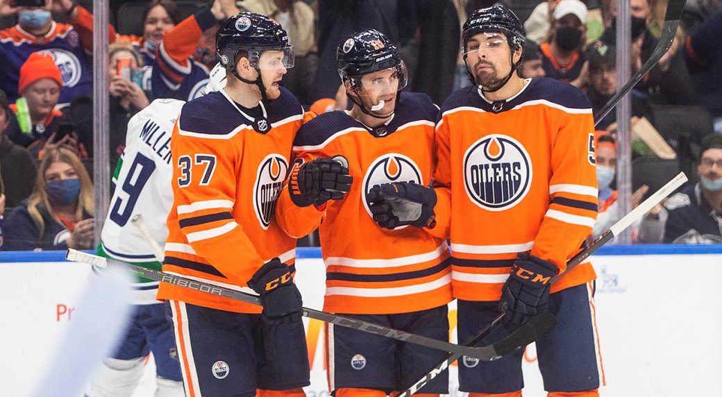 Oilers' revamped third line providing much-needed balance