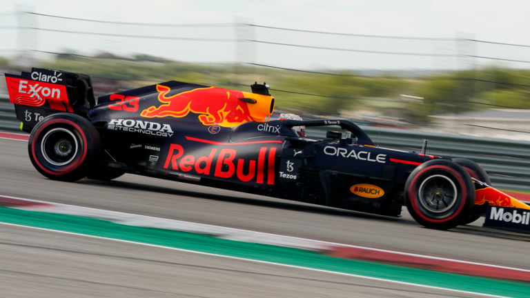 Max Verstappen took the pole position for Sunday's U.S. Grand Prix.
