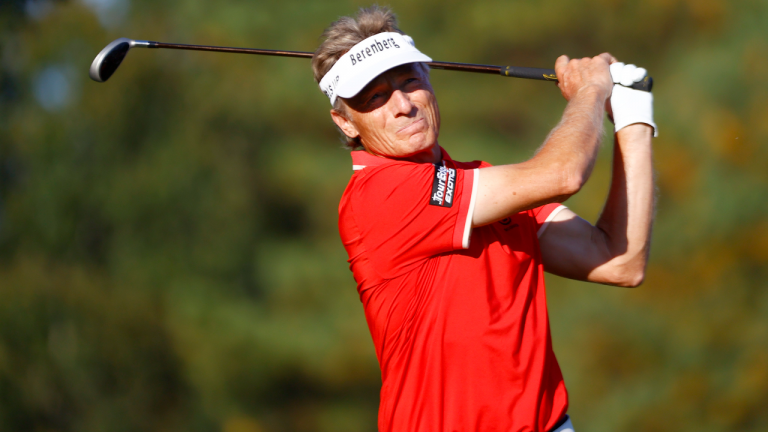 Bernhard Langer shot lights-out and broke an age record on the Champions Tour on Sunday. (AP)