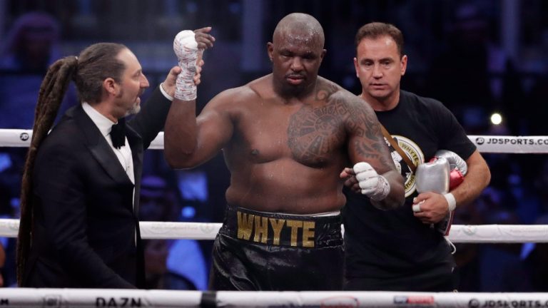 Dillian Whyte. (Hassan Ammar/AP)