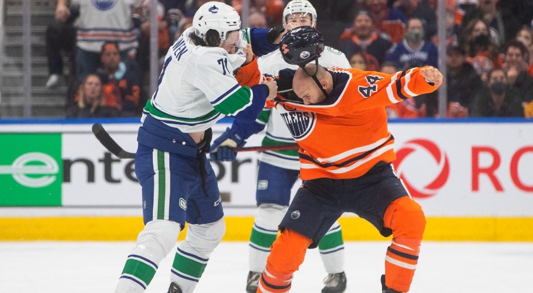 Oilers' Kassian in concussion protocol after suffering injury in fight