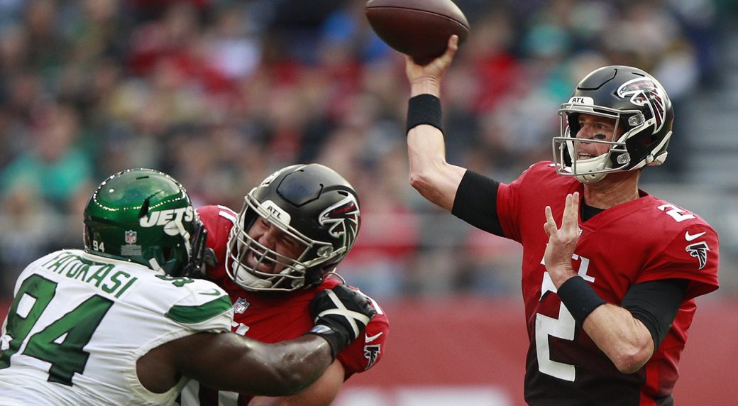 Ryan, Pitts lead Falcons past Jets in London NFL game