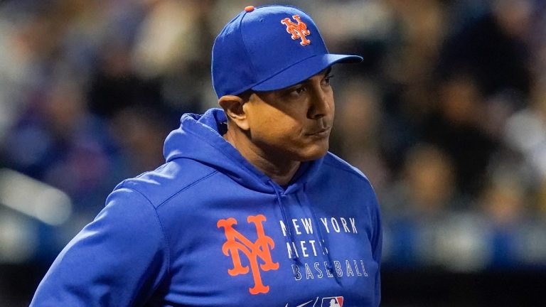 Former New York Mets manager Luis Rojas. (Frank Franklin II/AP)