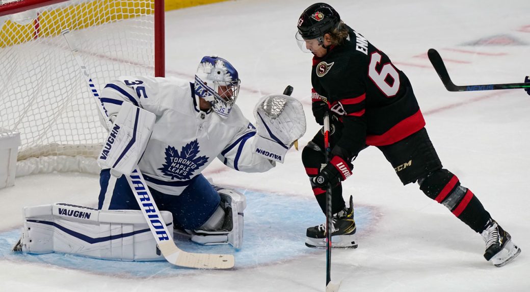 Maple Leafs Petr Mrazek Leaves Game Against Senators With Groin Injury