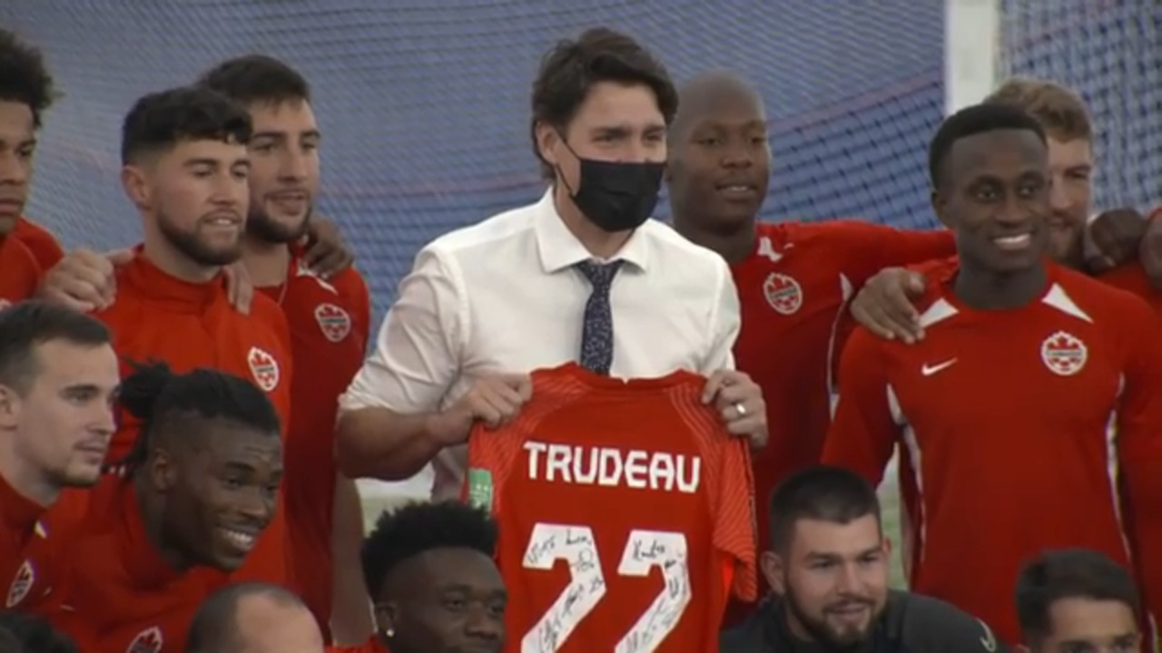 Trudeau Iran Football