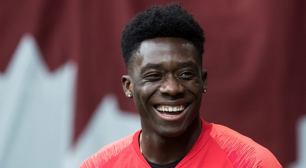 Alphonso Davies finally gets Lionel Messi’s jersey after Champions League tilt