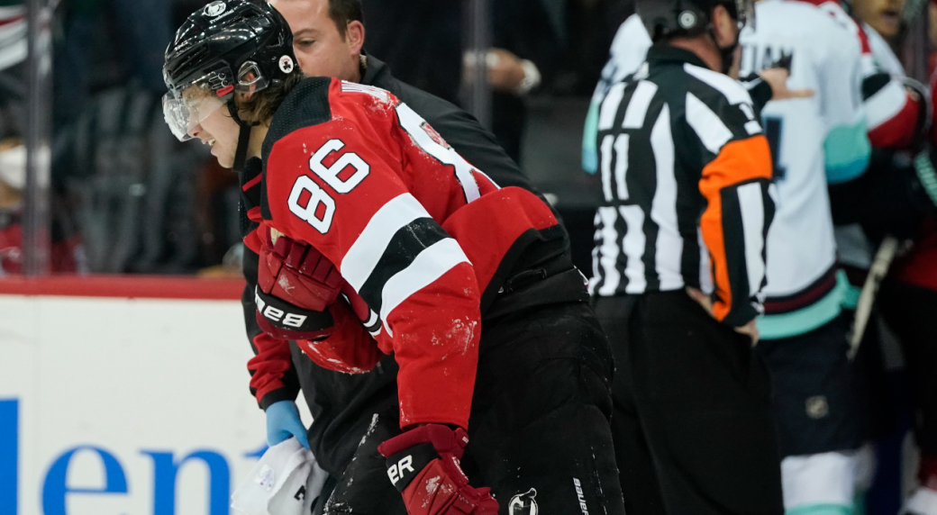 New Jersey Devils' Jack Hughes makes NHL debut, comes as advertised