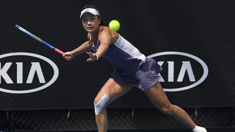 China's Peng Shuai. (Andy Brownbill/AP)