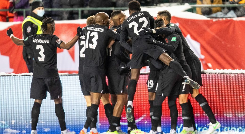 Canadian men climb eight spots to No. 40 in latest FIFA rankings