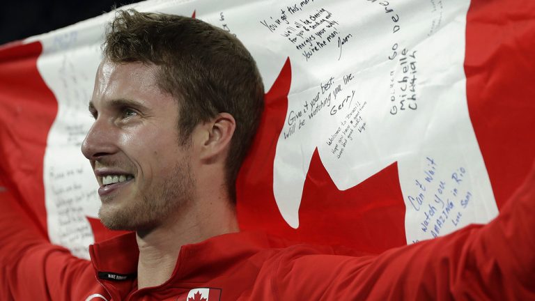 Canada's Derek Drouin. (Matt Slocum/AP)