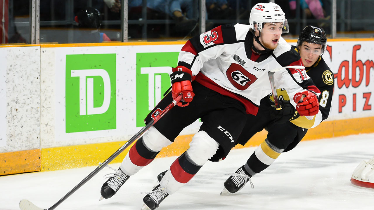 OHL suspends Ottawa 67s winger Robinson for eight games for hit to head