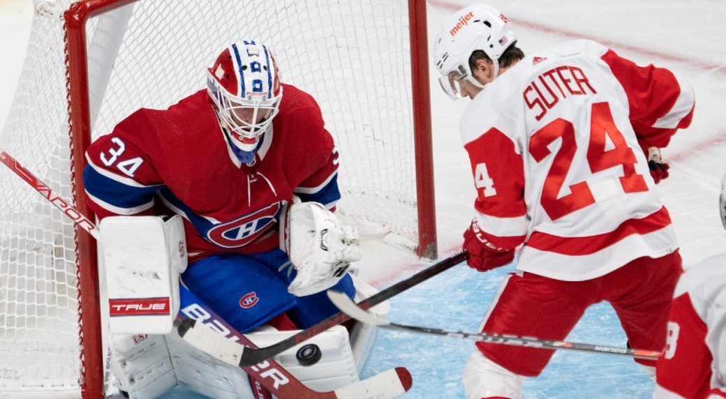 Jake Allen posts 22 save shutout in Canadiens win over Red Wings