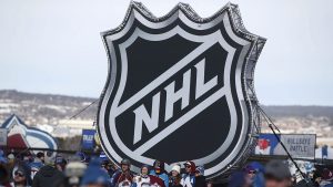 The NHL logo. (David Zalubowski/AP)