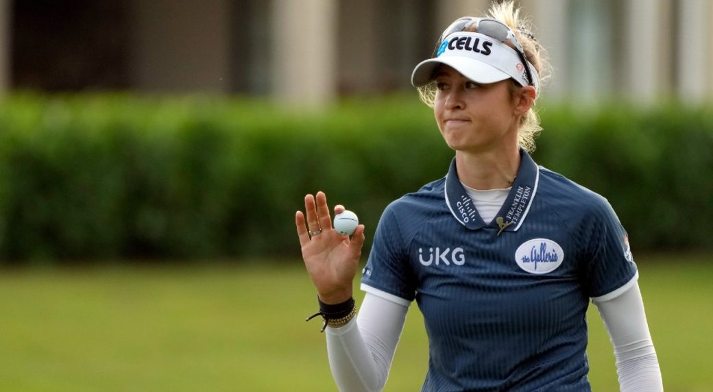 Nelly Korda makes up seven shots to beat her sister in Spain