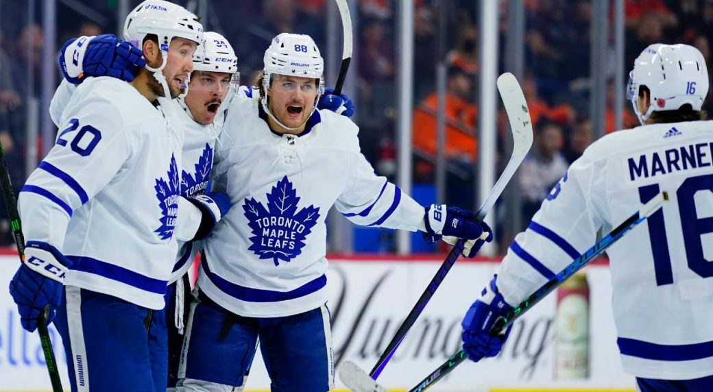 Leafs ride 4-goal 1st period to 3rd straight win