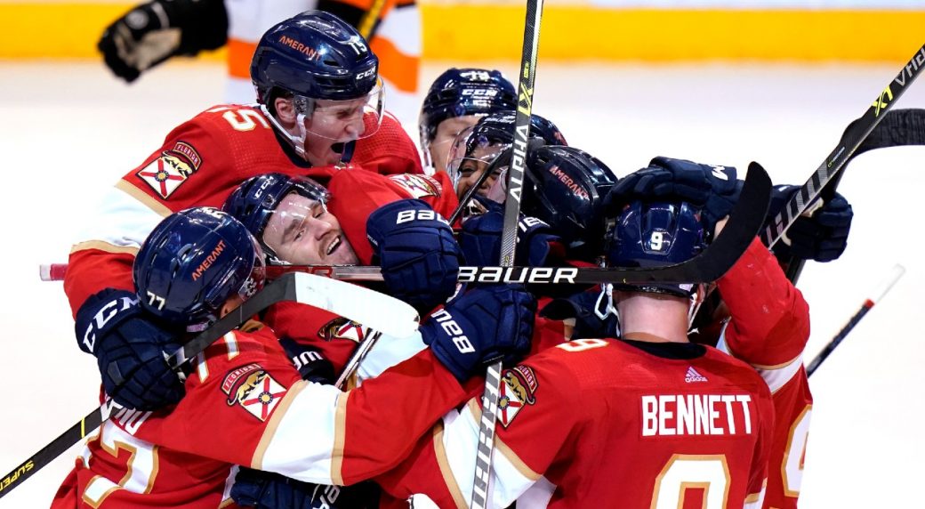 Ekblad lifts Panthers over Flyers in record-tying home win
