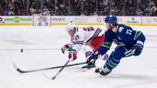 Canucks’ Ekman-Larsson, Lazar leave game vs. Rangers with lower-body injuries