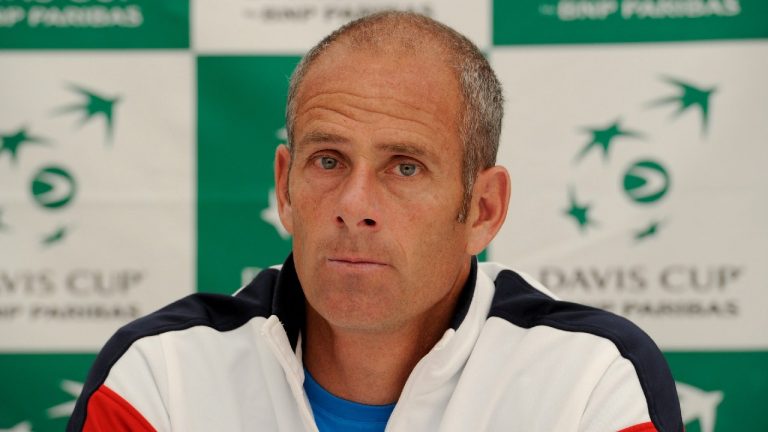 French Open director Guy Forget resigned, the French Tennis Federation said on Tuesday. (Daniel Kopatsch/AP)