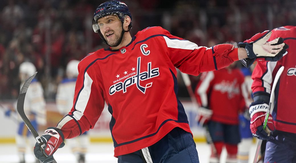 Ovechkin breaks NHL power-play goal record in Capitals victory