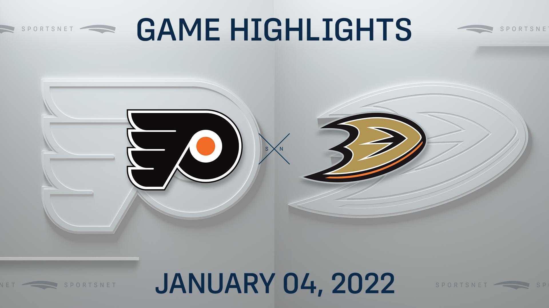 NHL Highlights: Ducks 4, Flyers 1