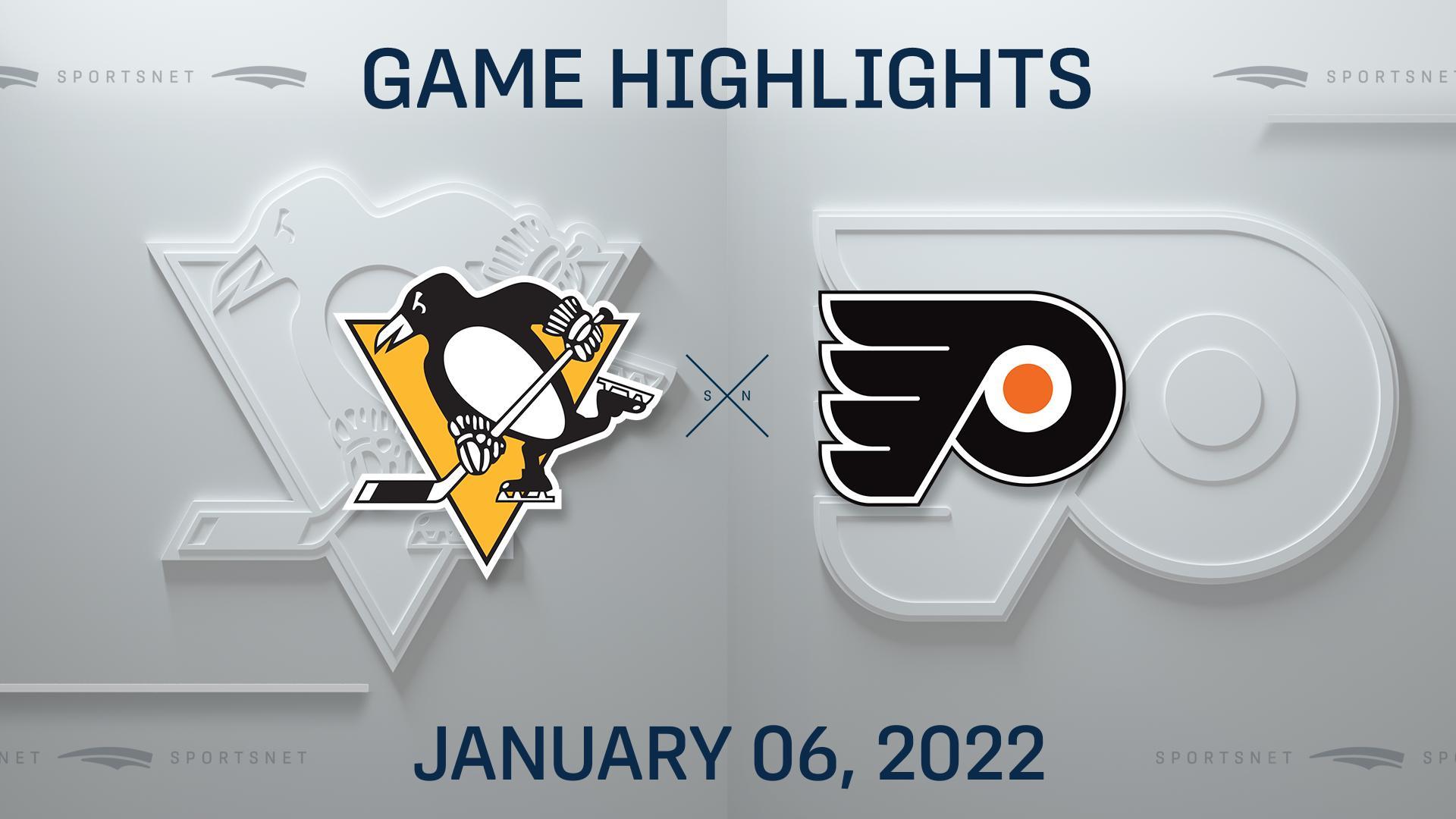 NHL Highlights: Penguins 6, Flyers 2